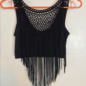 Forever 21 fringe crop