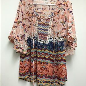 Anthro peasant blouse