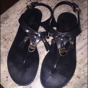 Coach jelly sandals