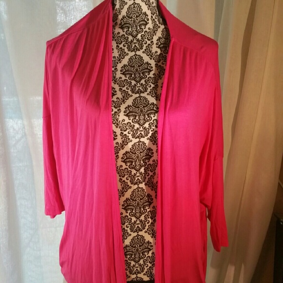 Pink cardigan