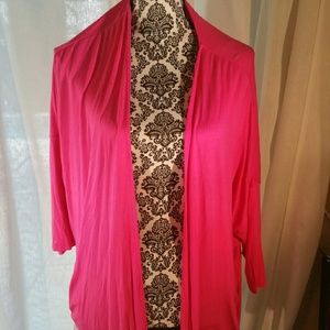 Pink cardigan