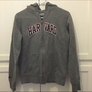 Harvard Collegiate Zip Up Hoodie