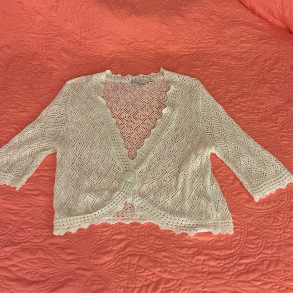 White Lace Cardigan
