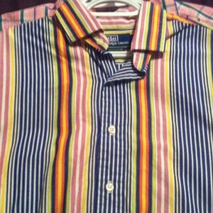 Polo Ralph Lauren Men's Size L L/S Dress Shirt