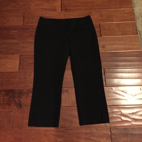 Express black dressy capris