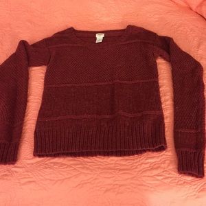 Burgundy Sweater