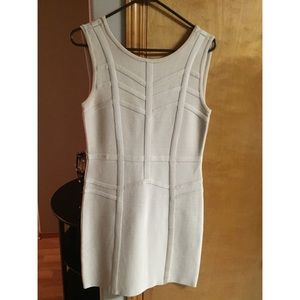 Guess cream bodycon cocktail dress