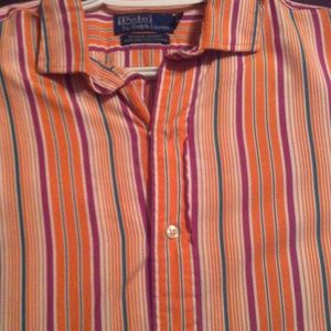 Polo Ralph Lauren Men's Size L L/S Dress Shirt