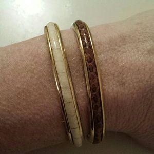 *SALE* TODAY ONLY *leather and gold bracelets