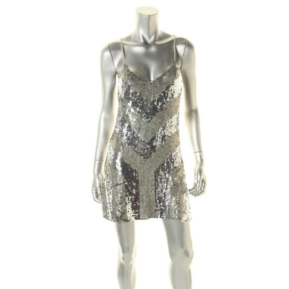parker silver dress Parker Beaded Dress | Dresses | A Beautiful Beaded Brand New Parker Silver  Dress Size S