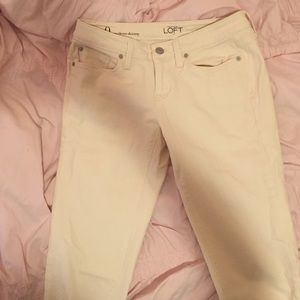 Slightly off white LOFT jeans