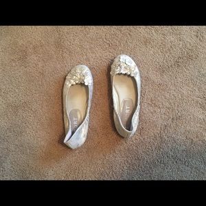 Sparkly ballet flats