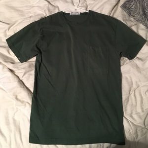 Green shirt