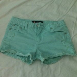Scissor brand teal shorts for girls size 14