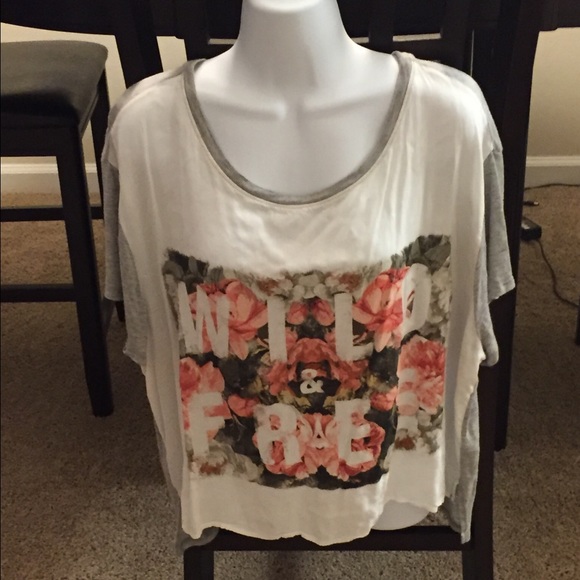 White and Gray T-Shirt
