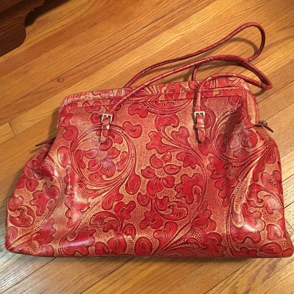 Leather Printed Work/Laptop Bag