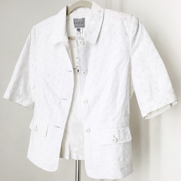 NWT Philippe Adec Eyelet Jacket/Shirt