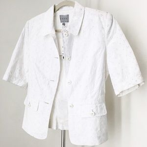 NWT Philippe Adec Eyelet Jacket/Shirt