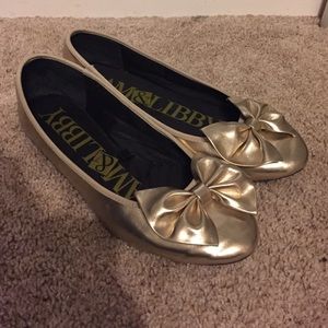 Gold Bow Flats