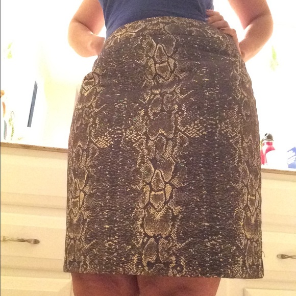 Straight pencil skirt