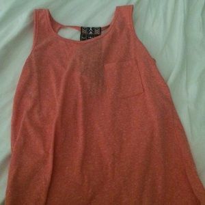 Tillys open back girls tank top