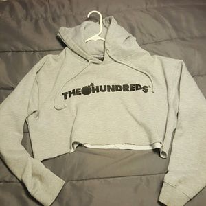 Zumiez The hundreds cropped hoodie