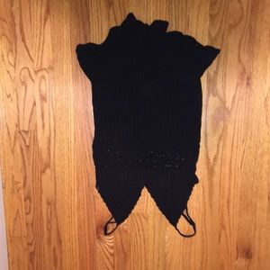 Urban Outfitters kimchi blue black crochet romper