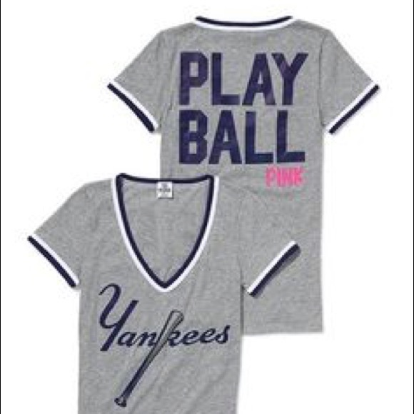Victoria's Secret PINK NY Yankee shirt. Small.