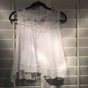 Free People Open Back Blouse
