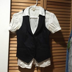 Black Tuxedo Vest