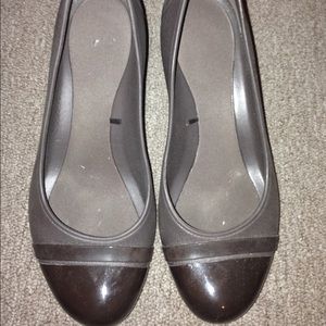 Crocs jelly wedge heels