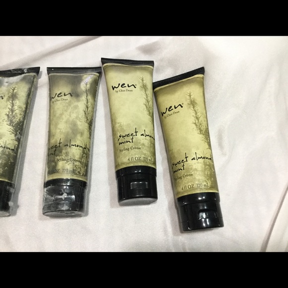 LOT of 4 WEN Sweet Almond Mint Frizz Styling Cream - Picture 3 of 4