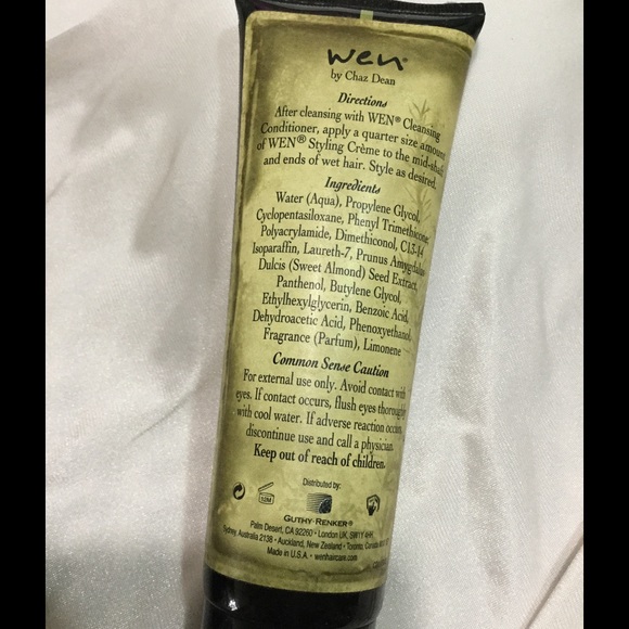 LOT of 4 WEN Sweet Almond Mint Frizz Styling Cream - Picture 4 of 4