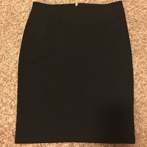 Kardashian Kolkection Stretch Pencil Black Skirt-L