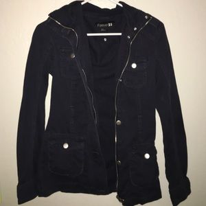 Dark Blue F21 Coat