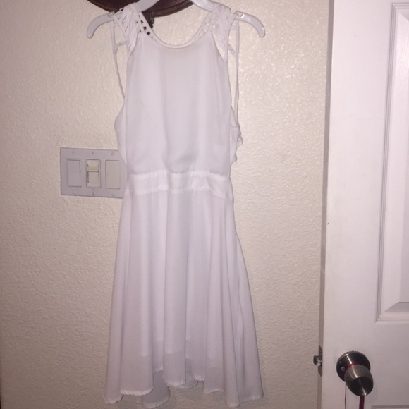 White formal dress