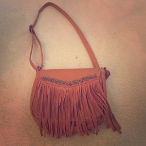 Cross body fringe bag :)