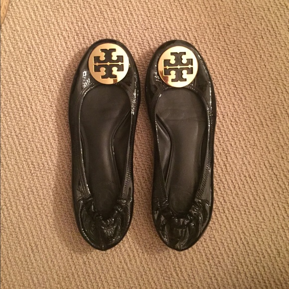 Black Tory burch flats