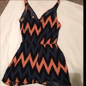 chevron romper