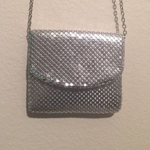 Silver mini crossbody