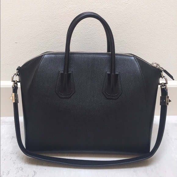 Givenchy Antigona Medium Goat Black Satchel - Picture 3 of 4
