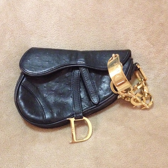 Christian Dior wristlet purse