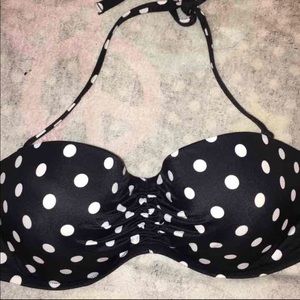 polka dot bikini top