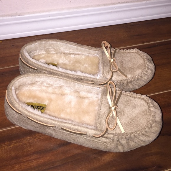 Joe boxer moccasins!