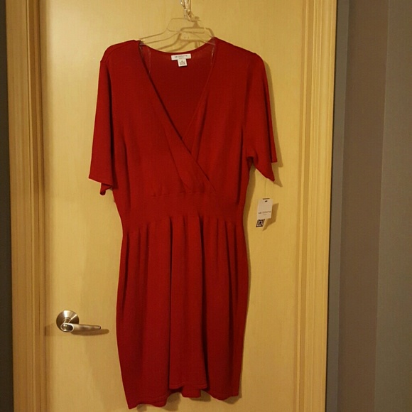 Red Sweater Dress