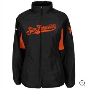 SF Giants Women's Fleece-Lined Windbreaker