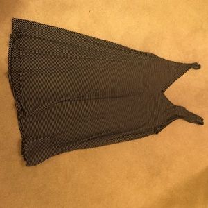 black and white striped dress from American eagle