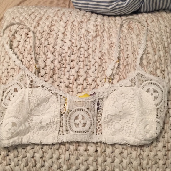 Sexy crochet bikini top