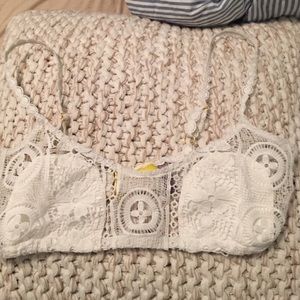 Sexy crochet bikini top