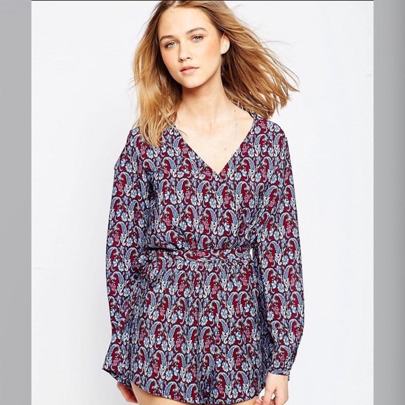 ASOS paisley boho romper - Picture 2 of 4
